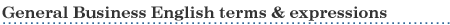 ESL vocabulary practice - General business terms and expressions